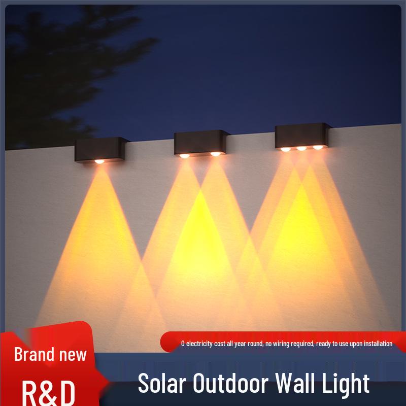 New Solar Outdoor Decorative Garden Lights for Steps, Stairs, and Walls