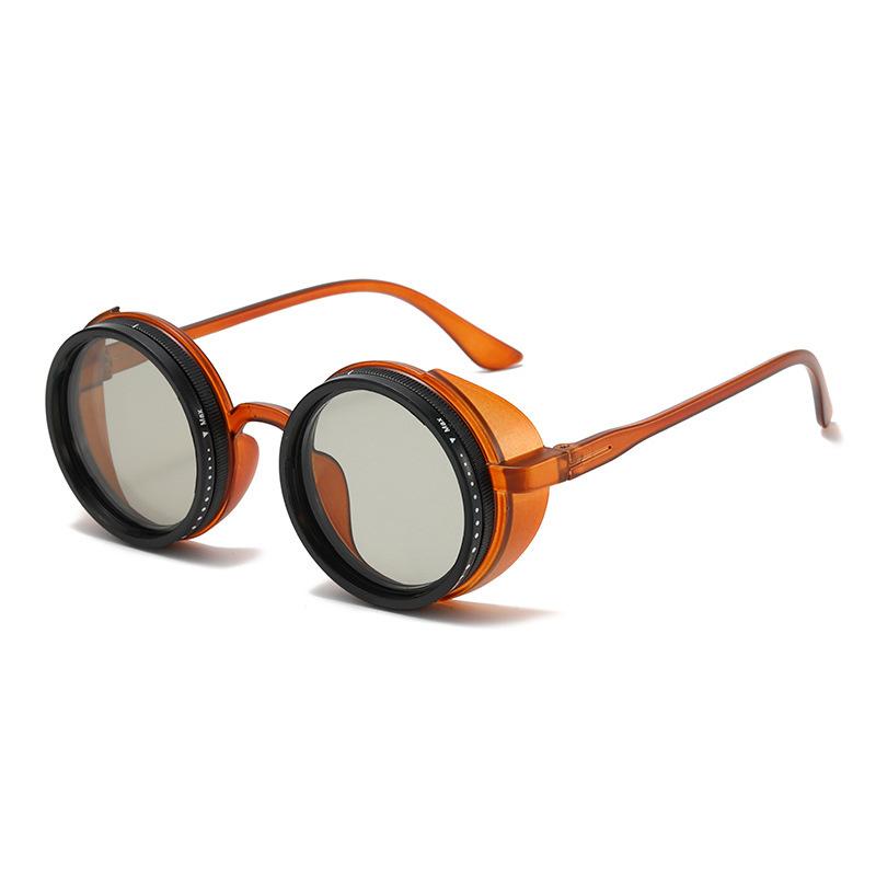 ND9 Rotating Adjustable Polarized Sunglasses UV400 Retro Steampunk Sport Goggles Men's and Women's New Manual Dimming Sunglasses
