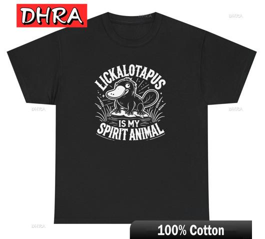 

Lickalottapus Is My Spirit Animal T Shirt Funny Platypus Joke Gen Z Meme Tee Retro Vintage Funny Tshirts Trendy Tees for Women 4XL