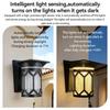 IP54 Rating Solar Wall Lights Waterproof Intelligent Wall Sconce Decorative LED Solar Lamp  Patio