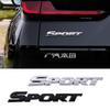 SPORT Sports Version, Modified Car Logo Sports Metal 3D Three-dimensional Car Sticker Tail Label, Car Sticker Door Panel Side Label