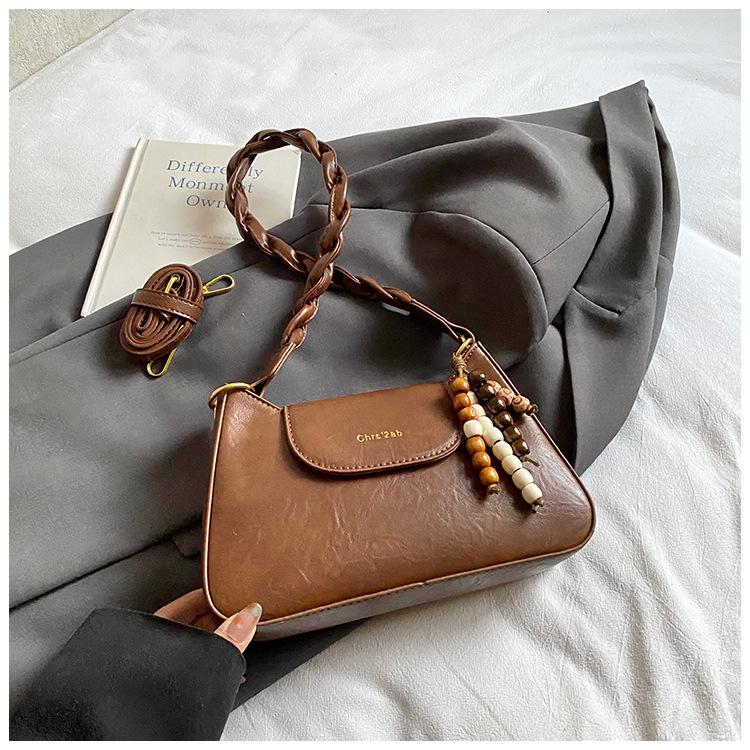 Fashionable and Simple One-shoulder Handbag for Commuting To Work and Winter New Women's Crossbody Small Square Bag