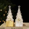 Leuchtende Transparente Mini-Weihnachts-Schreibtischbaum-Dekorationen - Kunststoff-Dekorationen mit Beleuchtung