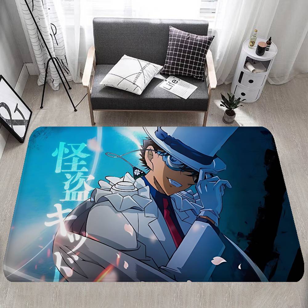 Mystery Detective C-Conan Hallway Carpet INS Style Soft Bedroom Floor House Laundry Room Mat Anti-skid Bedside Area Rugs