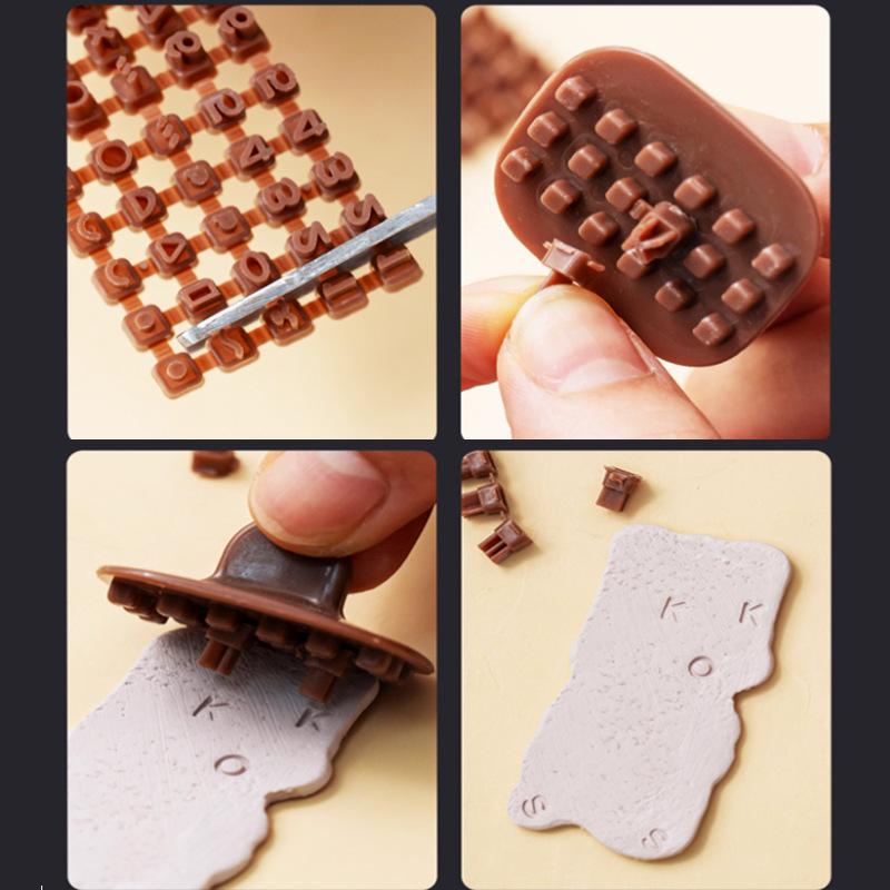 Pottery Tools Three-dimensional Movable Type Seal Not Easy Deform Easy To Clean for Printing Texture Make DIY Ceramic Decoration