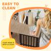 Dog Crate Furniture with Anti-Chew Resistant Mesh, Anti-Escape Single Door, for Medium Dogs, 80 x 55 x 72 cm