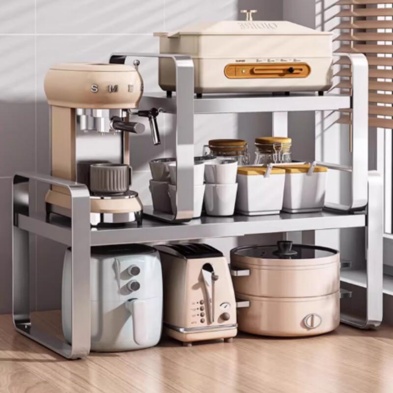 

Выдвижная полка для хранения из нержавеющей стали для кухонной столешницы