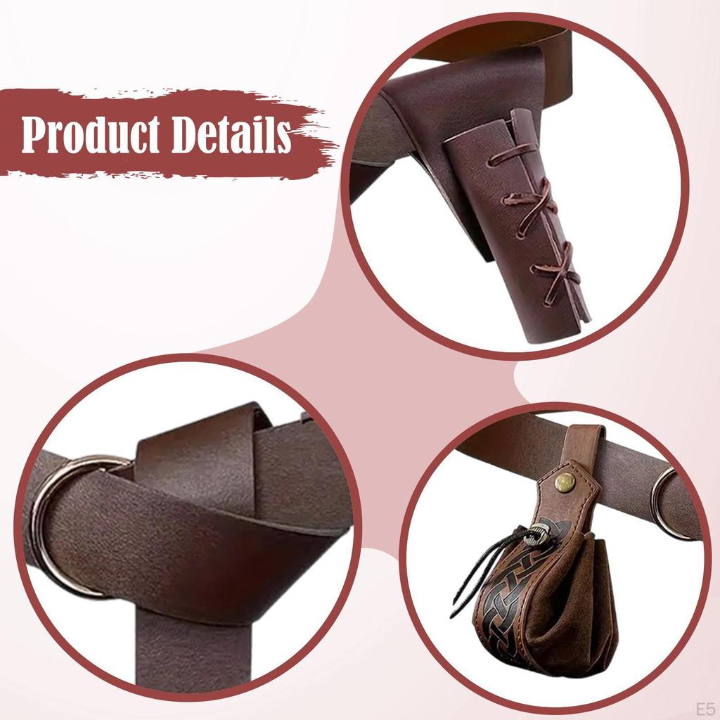 Medieval Knight Belt Pirate Cosplay for Daily Role Play