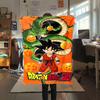 1 Stück Son Goku Druck Flanelldecke, Hohe Qualität für alle Jahreszeiten, Heimdekoration, Wärme und Komfort, Perfekt für Weihnachtsgeschenke