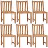 VidaXL Lot de 6 Chaises de Jardin avec Coussins, Sièges de Terrasse, Chaises de Salle à Manger, Meubles de Patio Extérieur, 3073135