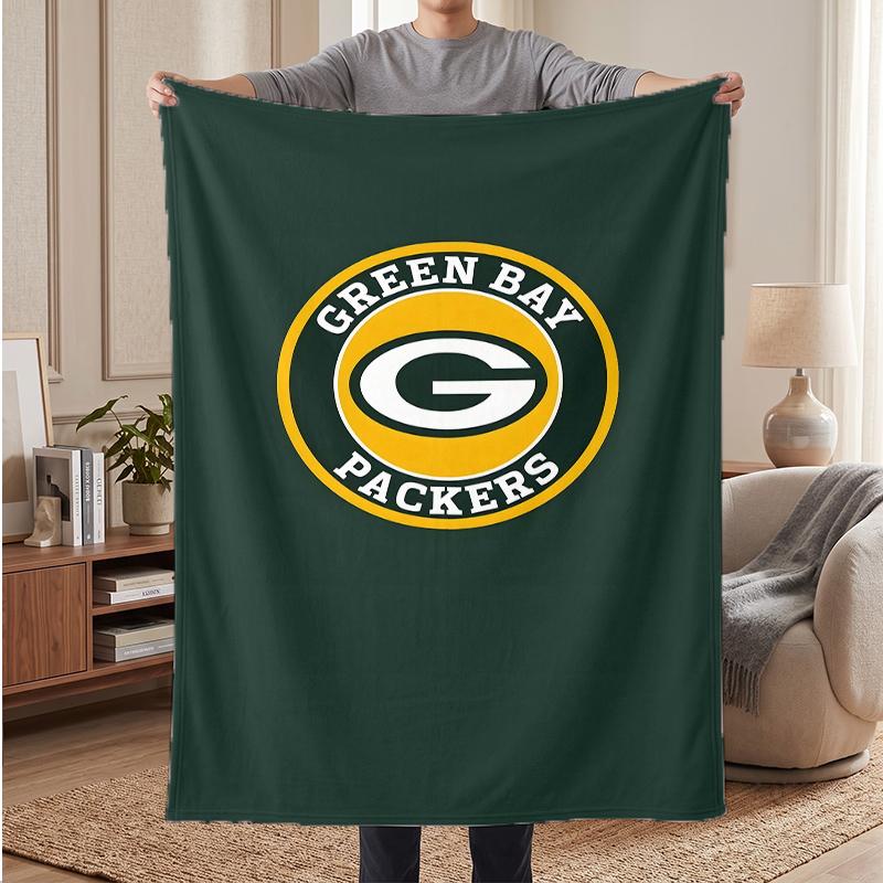 Green Bay Packers Měkké teplé flanelové deky Pohodlná deka pro domácí dekoraci a jako dárek