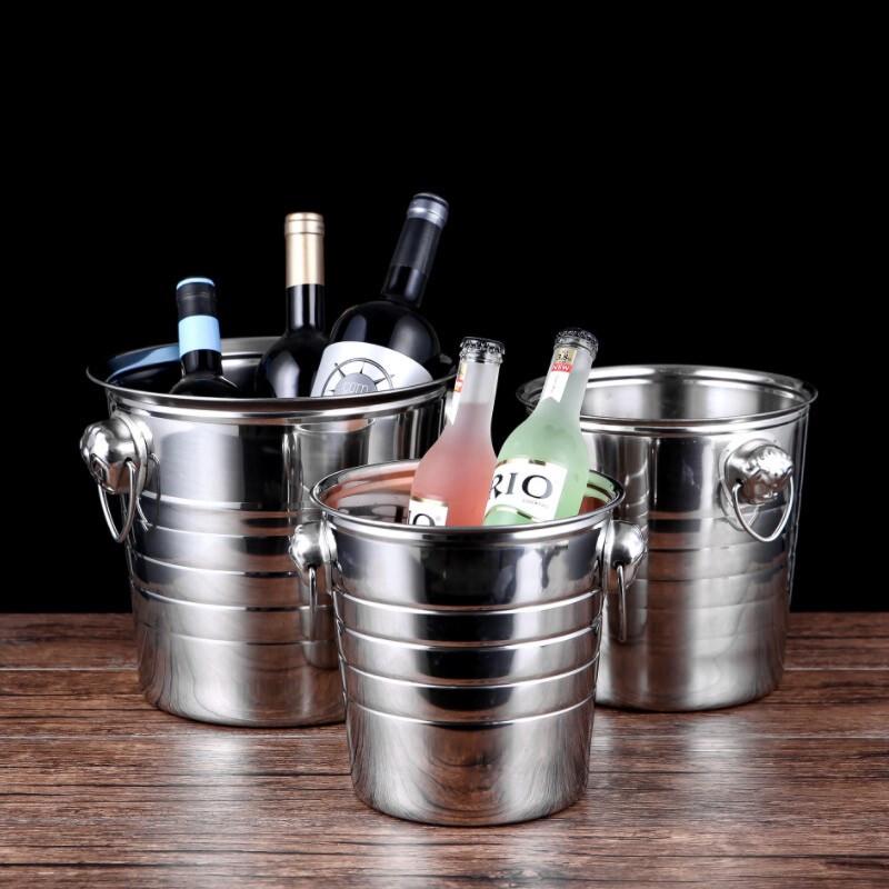 5L Stainless Steel Portable Ice Bucket