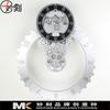Creative Large Gear Wall Clock Modern Design Silent Mechanism 33d Watch Metal Living Room Gear Clocks Wall Home Deocr Gift Ideas