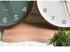 Nordic Solid Wood Silent Quartz Wall Clock - Creative Design for Living Room, Bedroom, Home Decor