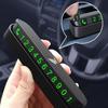 Temporary Car Parking Phone Number Card Night Glowing Sign For Honda Hornet 600 250 CB500X PCV Forza 125 CB650R CBR 954 VTEC HRV XD9