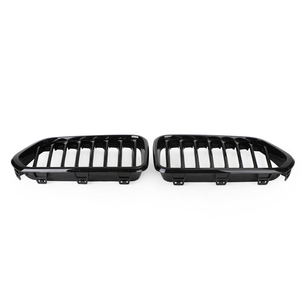 Gloss Black Front Bumper Grille Grill Fit BMW X2 Series F39 2018-2021