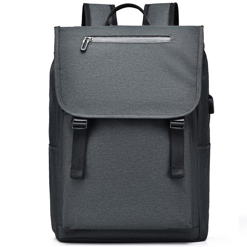 "Men's Fashionable Commuter Backpack: 15.6-Inch Laptop, Large Capacity, Unisex Travel Bag"