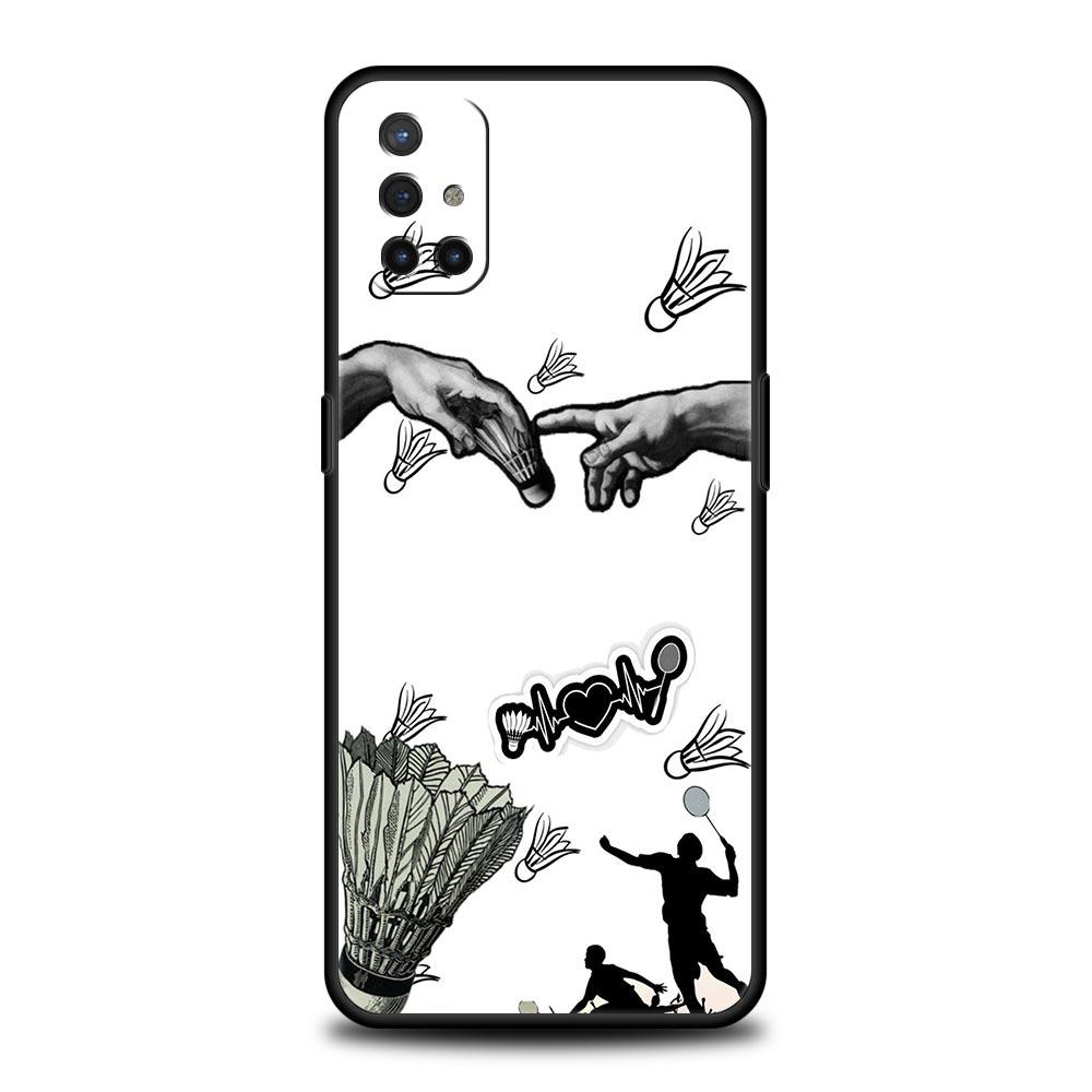 Phone Case For OnePlus 15 13 12 11 10 9 8 7T Pro 13T 13R 12R 10R 9RT 8T Nord 2T CE 2 3 5G Lite Soft Cover Badminton