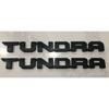 For TUNDRA Letter Door Emblem Nameplate Matte Black (Fits Toyota Tundra 2014-19)