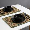 12x18 Inch Washable Cotton Linen Table Mats Easy Clean for Home Kitchen Decor Placemats