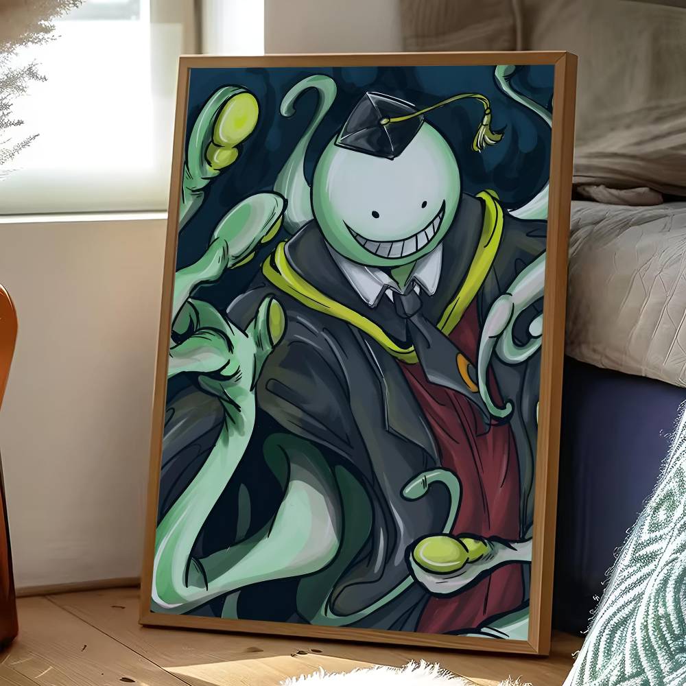 A-Assassination Classroom Poster Sticker Print Waterproof Wall Art For Living Room Bedroom Home Decor