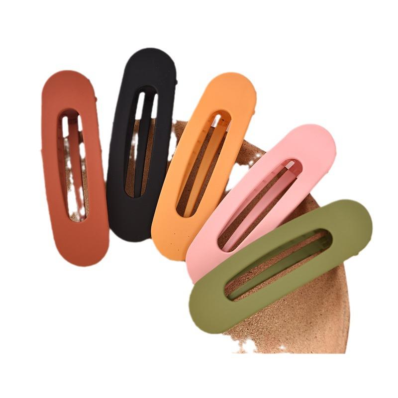 Morandi Large Hairpin: Korean Duckbill Claw Clip for Bangs and Updos