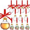 20 Stück Mehrzweck Klare Kugeln Leicht zu Befüllen Weihnachtsdekoration für Individuelle Baumdekoration und Partydekorationen