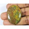 54Cts. Natural Affrican Bloodstone Oval Cabochon Loose Gemstone 30X42X05 MM SK-1822