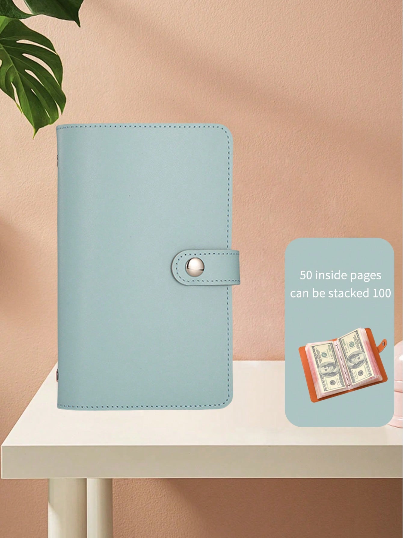 

100 шт. Конверты Челлендж Ценности Пополняемый Биндер Биндер для Экономии Денег, Многофункциональный Карман для Хранения на Разъемных Листах, Портативный Органайзер, Школьные Принадлежности