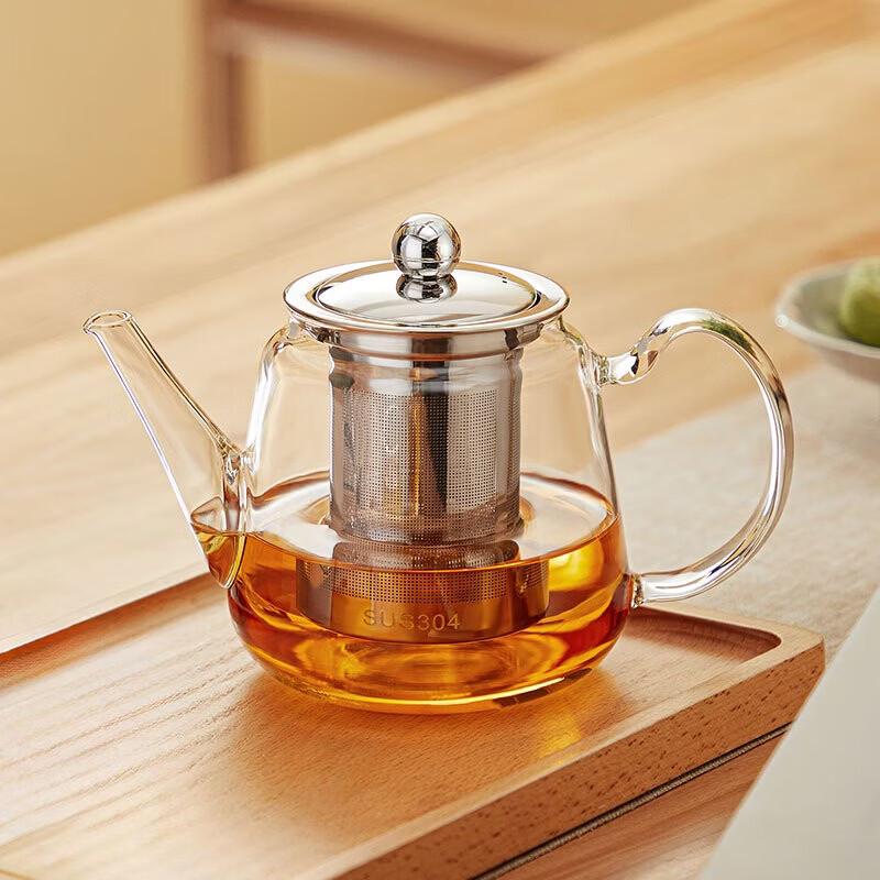 YIHUTEA Glass Steaming & Brewing Tea Pot