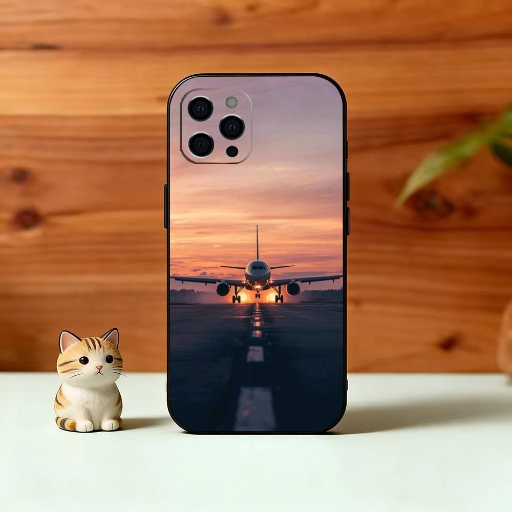 A-airplane Phone Case Silicone Soft For IPhone 17 16 15 14 13 12 11 X XR Plus Pro Max Plus