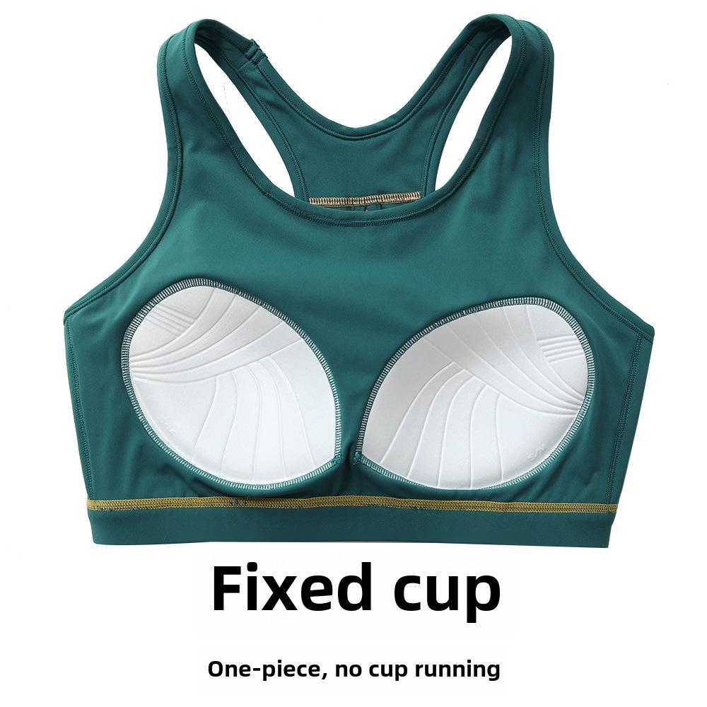 Women's Plus Size Contrast Color Sports Bra - Yoga & Running Support with Beautiful Back Design