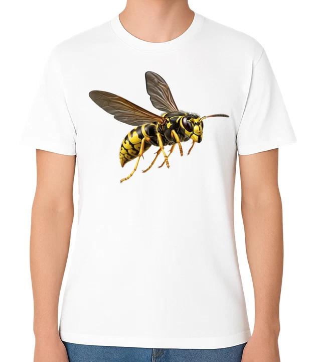 Wasp T-Shirt Realistic Hornet Insect Graphic Nature Lover Unisex Tee M