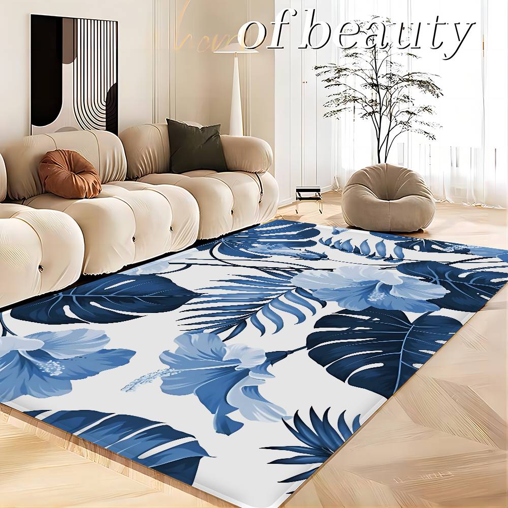 Monstera Deliciosa Decorate Entrance Door Mat Nordic Style Bedroom Living Room Doormat Home Balcony Anti-Slip Modern Home Decor