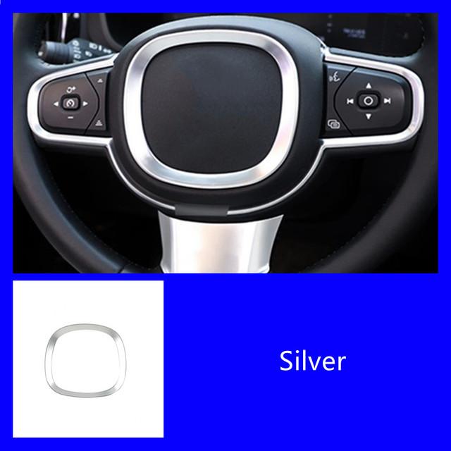 Car Styling Center Console Steering Wheel Frame Decoration Sticker Trim For Volvo S90 XC60 2018 Interior Accessories