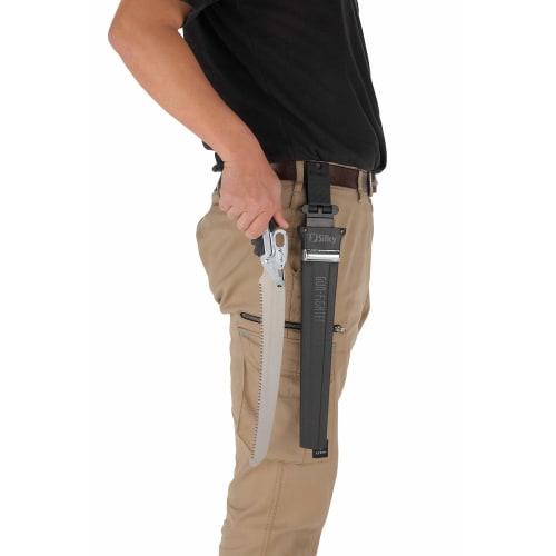 Silky Gunfighter Curve 300 Saw with Sheath, 472-30, for civil engineering and bamboo harvesting.