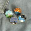 Travel & Camping Fun: 20-Piece Badge & Pin Set with Backpack & Denim Jacket Accessories