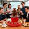 Fontana di Cioccolato Multiuso a 3 Livelli Elettrica per Fonduta di Cioccolato, per Sciogliere Caramelle e Fare il Formaggio Fuso