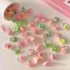 10pc mini faixa de cabelo do bebê kawaii dos desenhos animados floral animal elástico corda de cabelo para a criança menina pequena tumb faixa de cabelo adorável headwear