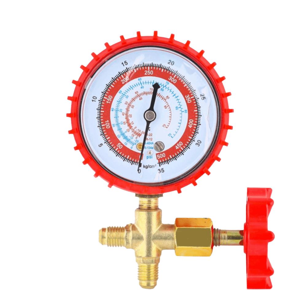 Control Valve Air Conditioning Pressure Gauge Pressure Gauge Manometer  Cooling Agent Charging