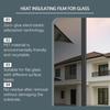 Glas Warmte-isolatiefilm, Enkel-transparant Anti-gluren, Veilig en Milieuvriendelijk Engineering Rolmateriaal.