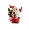 Festive Resin Santa Statue - Mini Christmas Figurines for Home Decor and Gift Giving