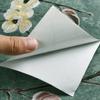 Retro Self-adhesive Wall Stickers Floral Pattern Non-woven Wallpaper for Living Room Background Wall Stickers DIY Home Decor