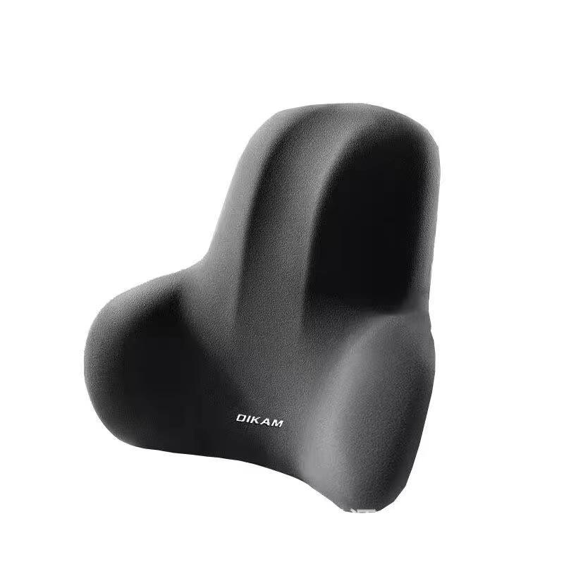 Car Neck and Lumbar Support Set - Headrest and Waist Cushions for Drivers