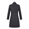 Women's Mid-Length Padded Wool Blend Coat