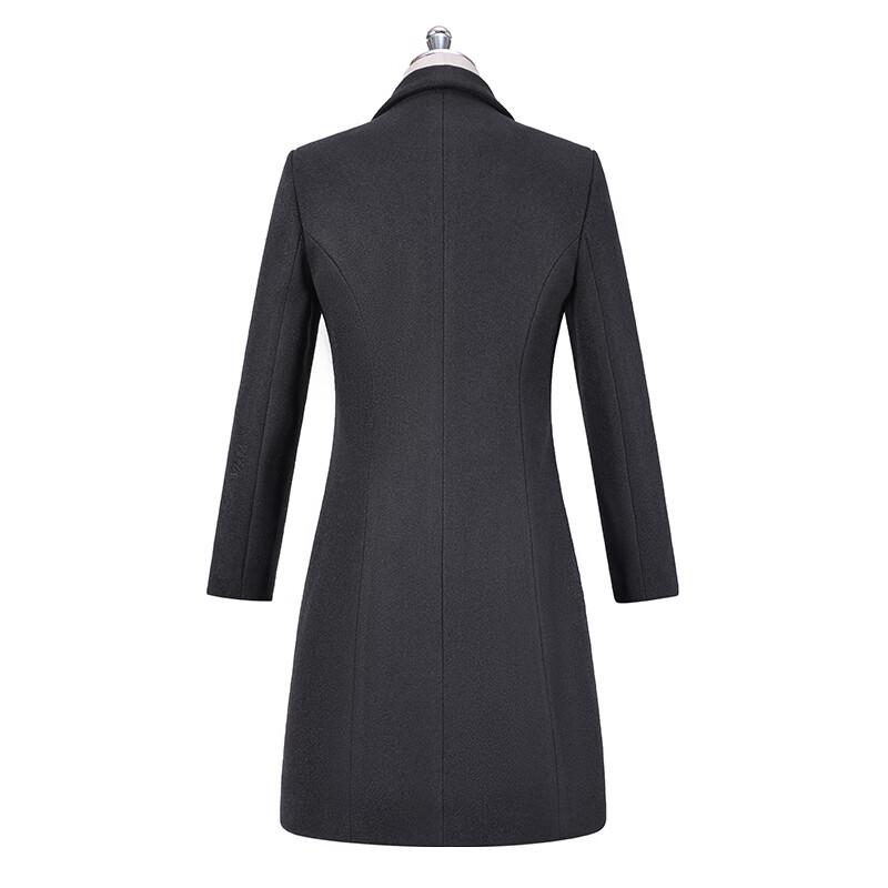 Women's Mid-Length Padded Wool Blend Coat