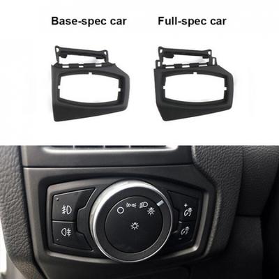 Black ABS Car Headlight Switch Frame Fix Change Trim For Ford Focus 2012-2018 LB