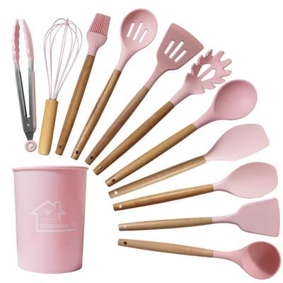 ZISIZ 12-Piece Silicone Kitchen Utensil Set