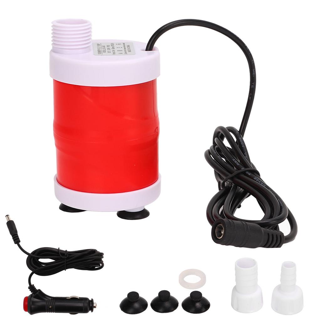 Submersible Water Pump Waterproof High Discharge Head 700L H 20W DC 12V for RV Home