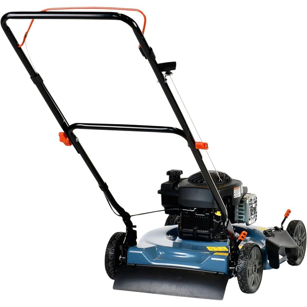 Benzin-Rasenmäher mit 4-Takt-Briggs & Stratton-Motor, Seitenauswurf, 5-stufige Einzelrad-Höhenverstellung
